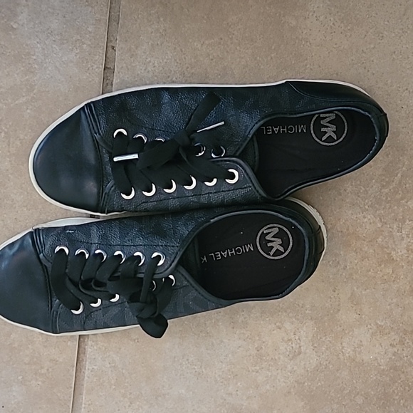 Michael Kors Black Sneakers - Picture 1 of 2